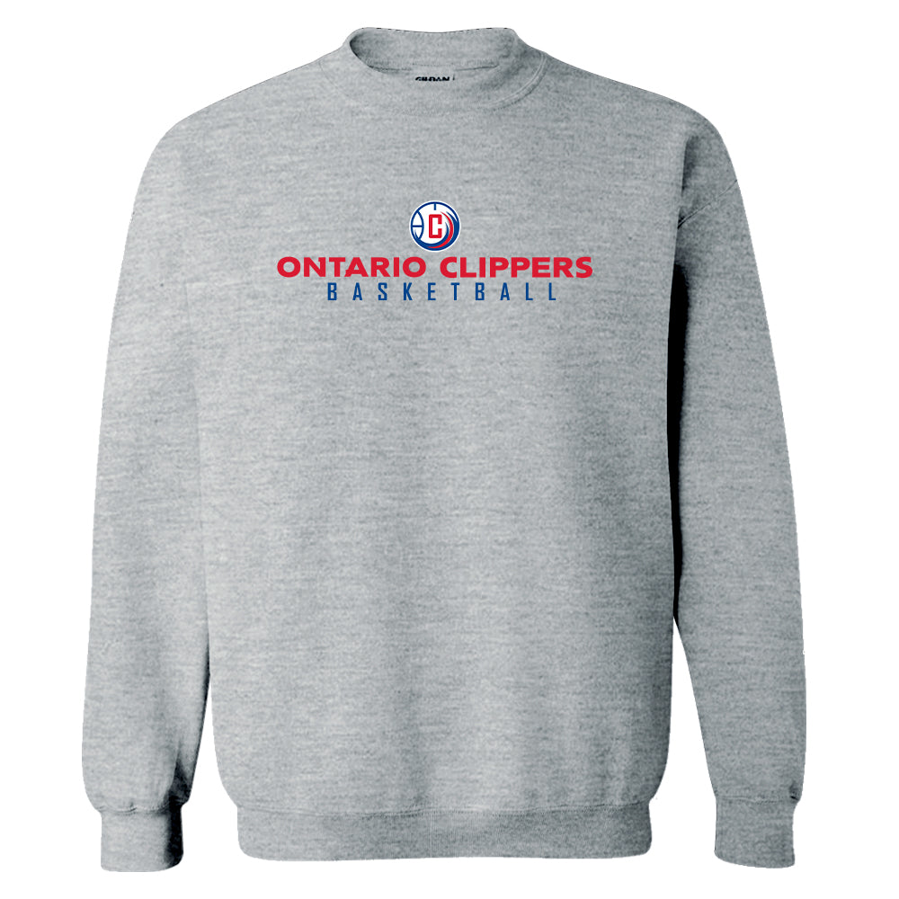 NBA G League Ontario Clippers Wordmark Fleece Crewneck Sweatshirt