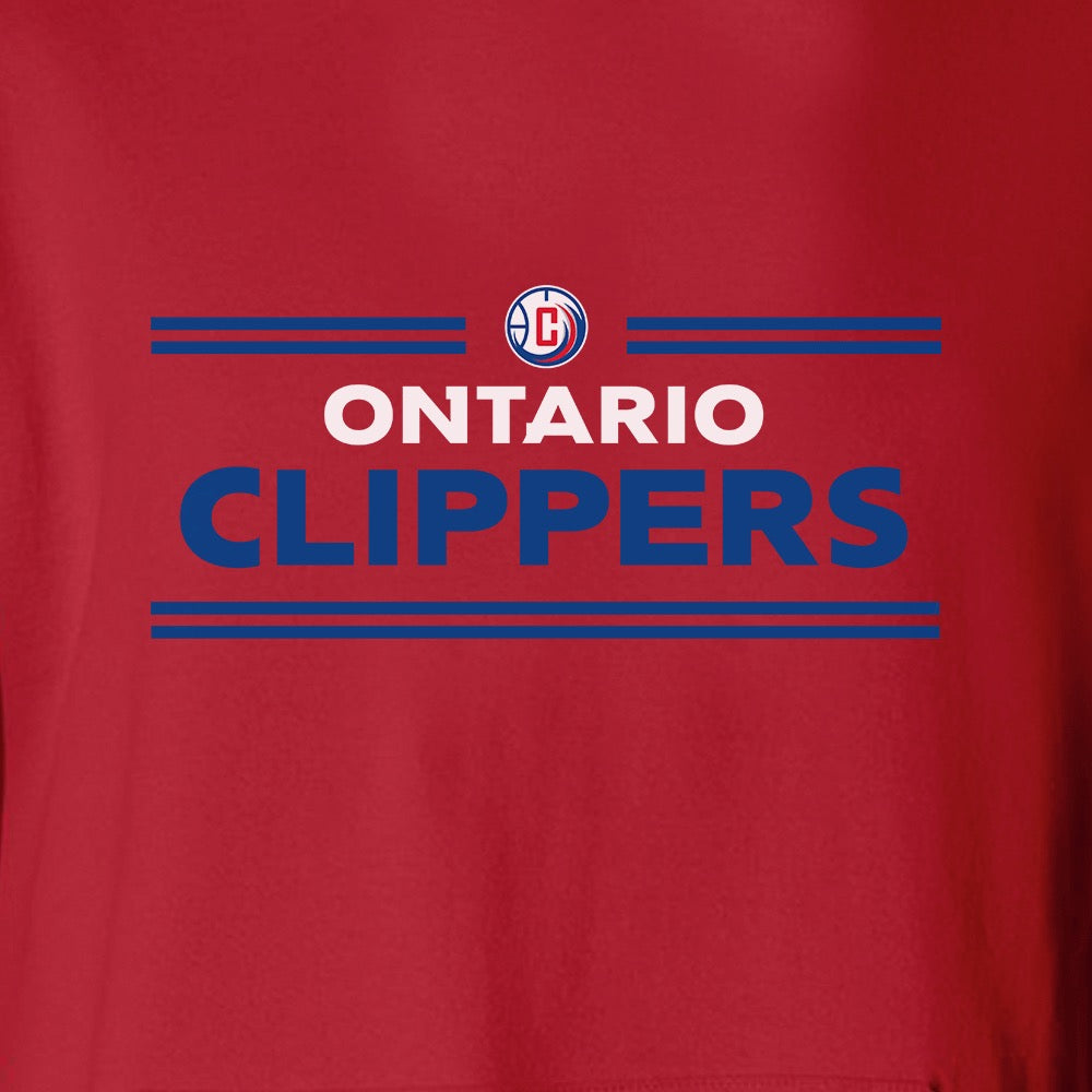 Monster Digital NBA G League Ontario Clippers Net Design Men's Tri-Blend T-Shirt Premium Heather / M