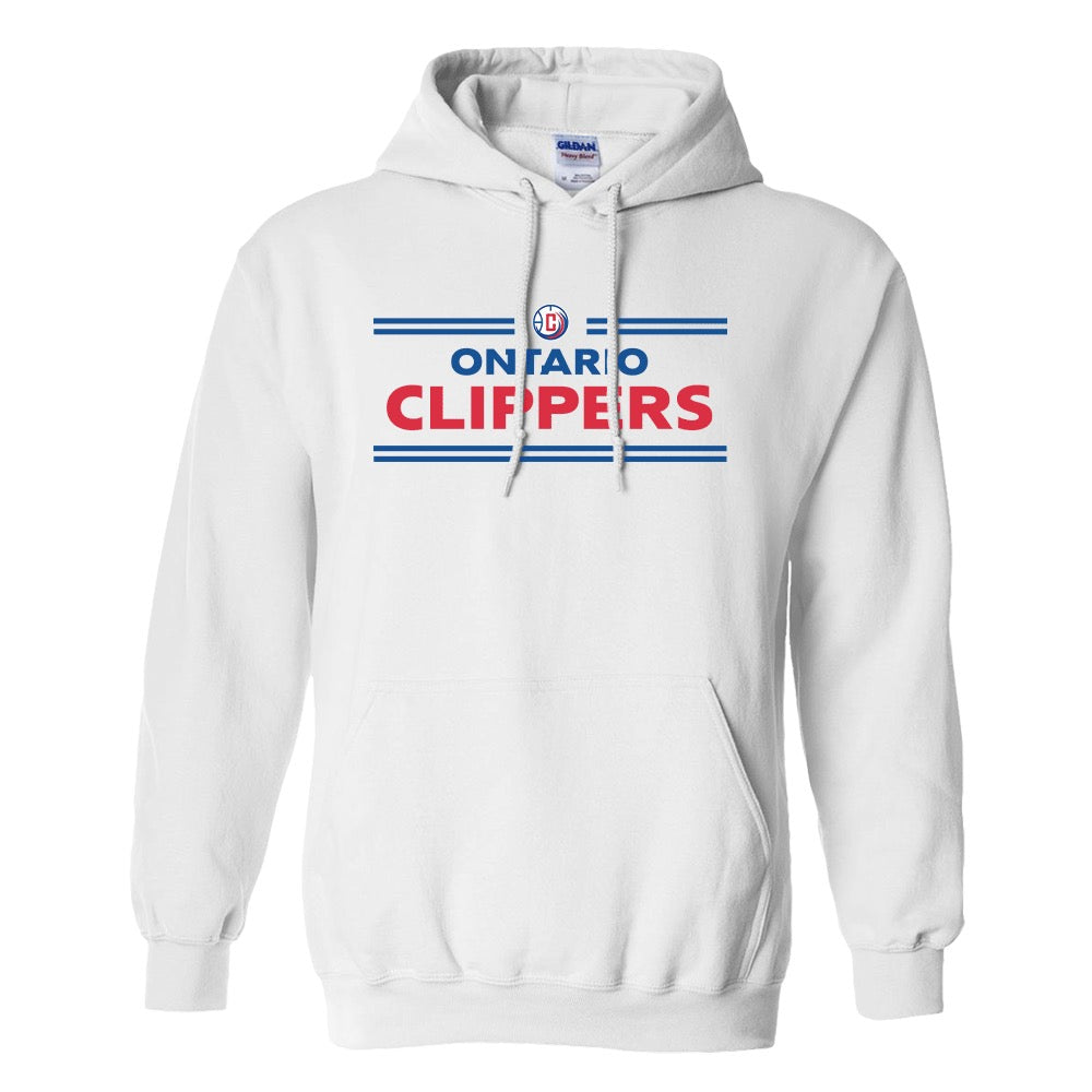 NBA GLeague Ontario Clippers Wordmark Fleece Hooded Sweatshirt