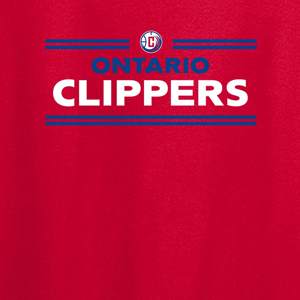 NBA GLeague Ontario Clippers Wordmark Men's Classic Short Sleeve T-Shirt