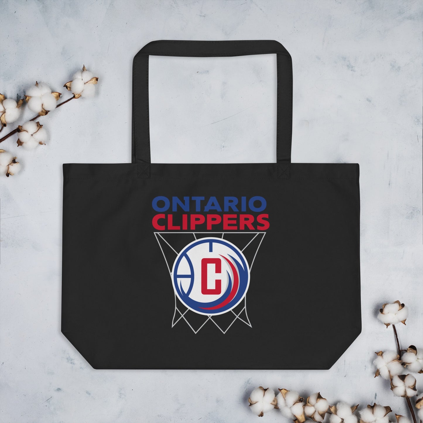 NBA G League Ontario Clippers Net Design Large Eco Tote