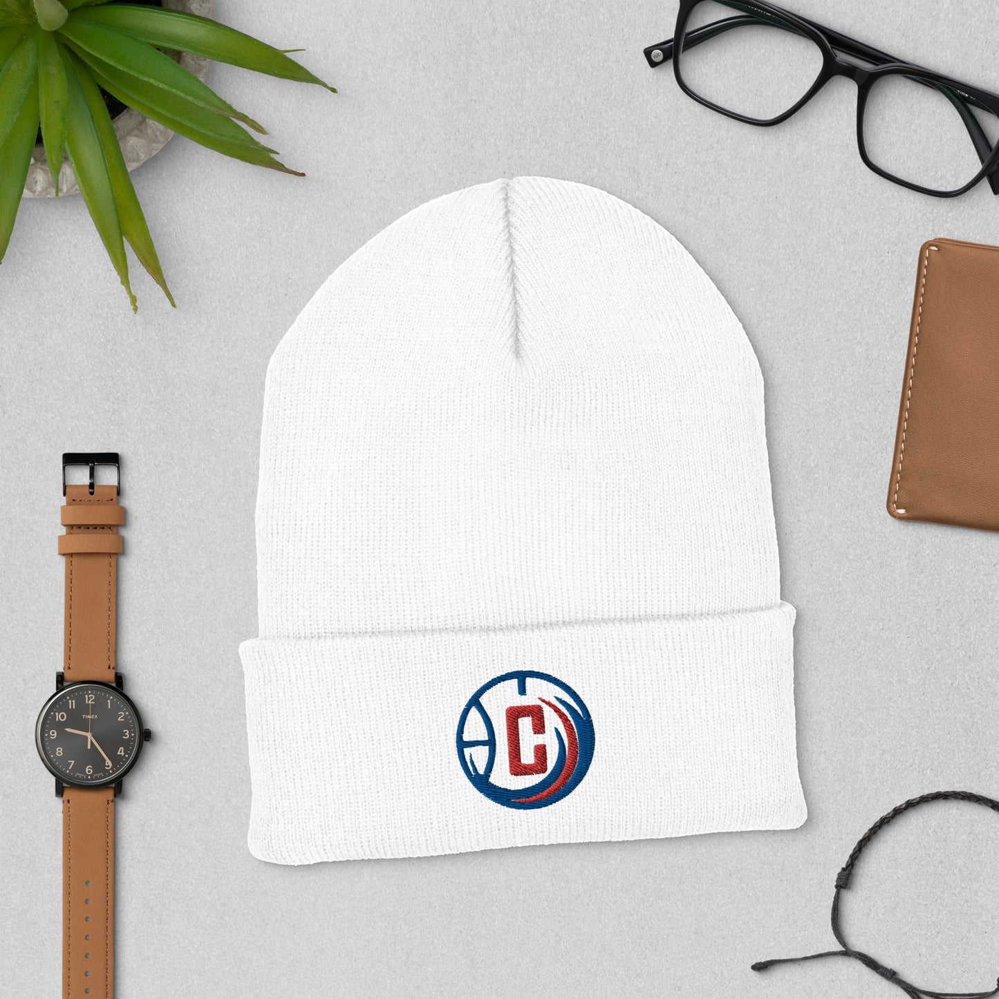 NBA G League Ontario Clippers Ball Logo Cuffed Beanie