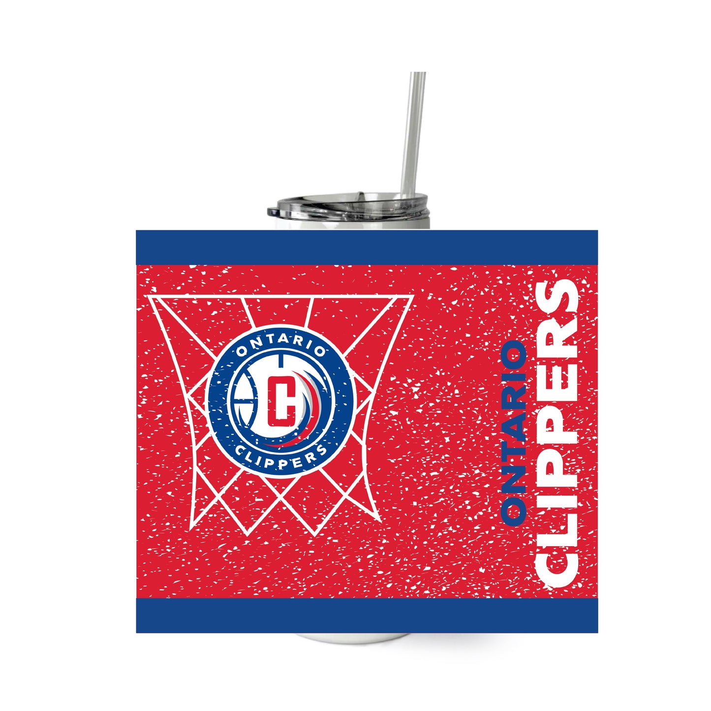 NBA GLeague Ontario Clippers Tumbler 20 oz Skinny Tumbler