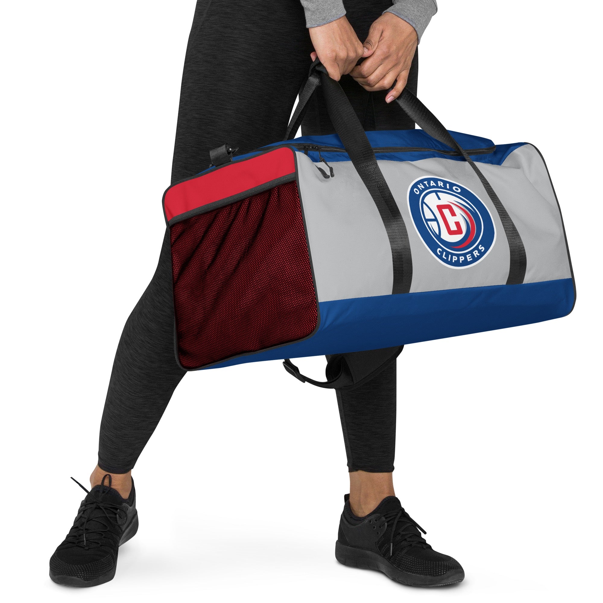 NBA G League Ontario Clippers Circle Duffle Bag-2